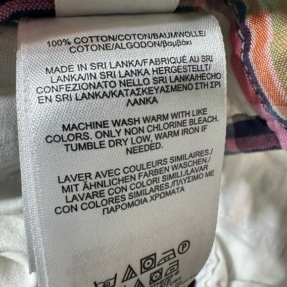 Brooks Brothers 346 Shorts Mens 40 Green Pink‎ Blue Madras Plaid Preppy Summer - Picture 8 of 8